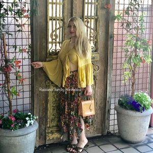 Boho comodo floral falda skirt Jupe rock 🌙🔥💯❤️